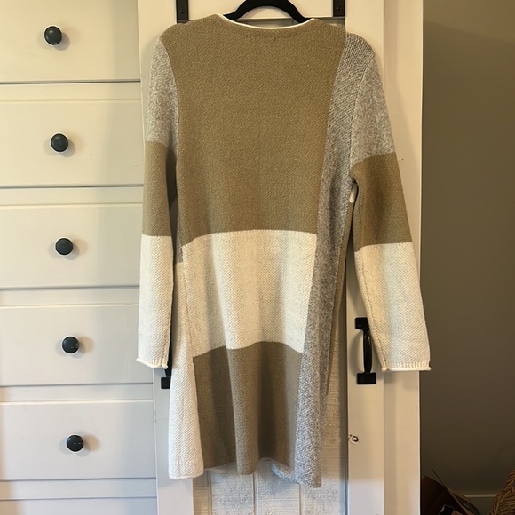 Christopher & Banks color block long duster - Picture 4 of 4